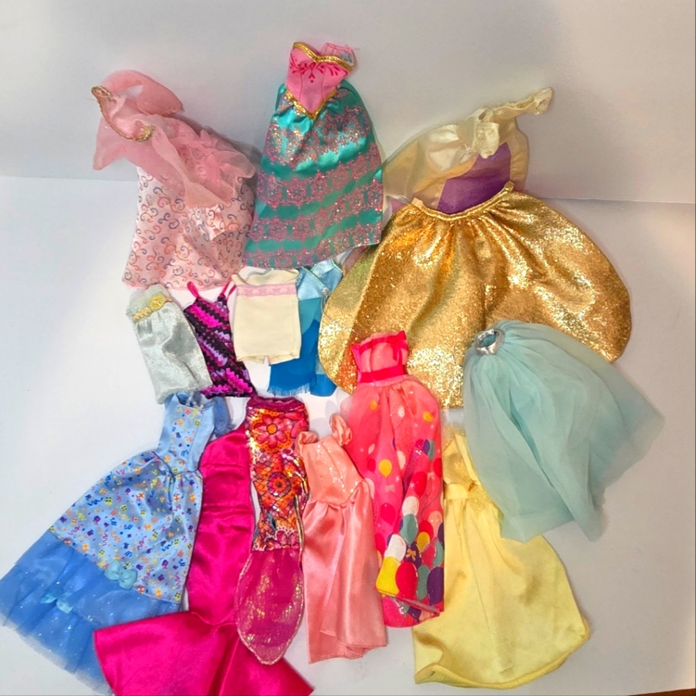 Barbie DATE NIGHT Ball Gown Party Dress 11" Doll Clothes Dress Lot